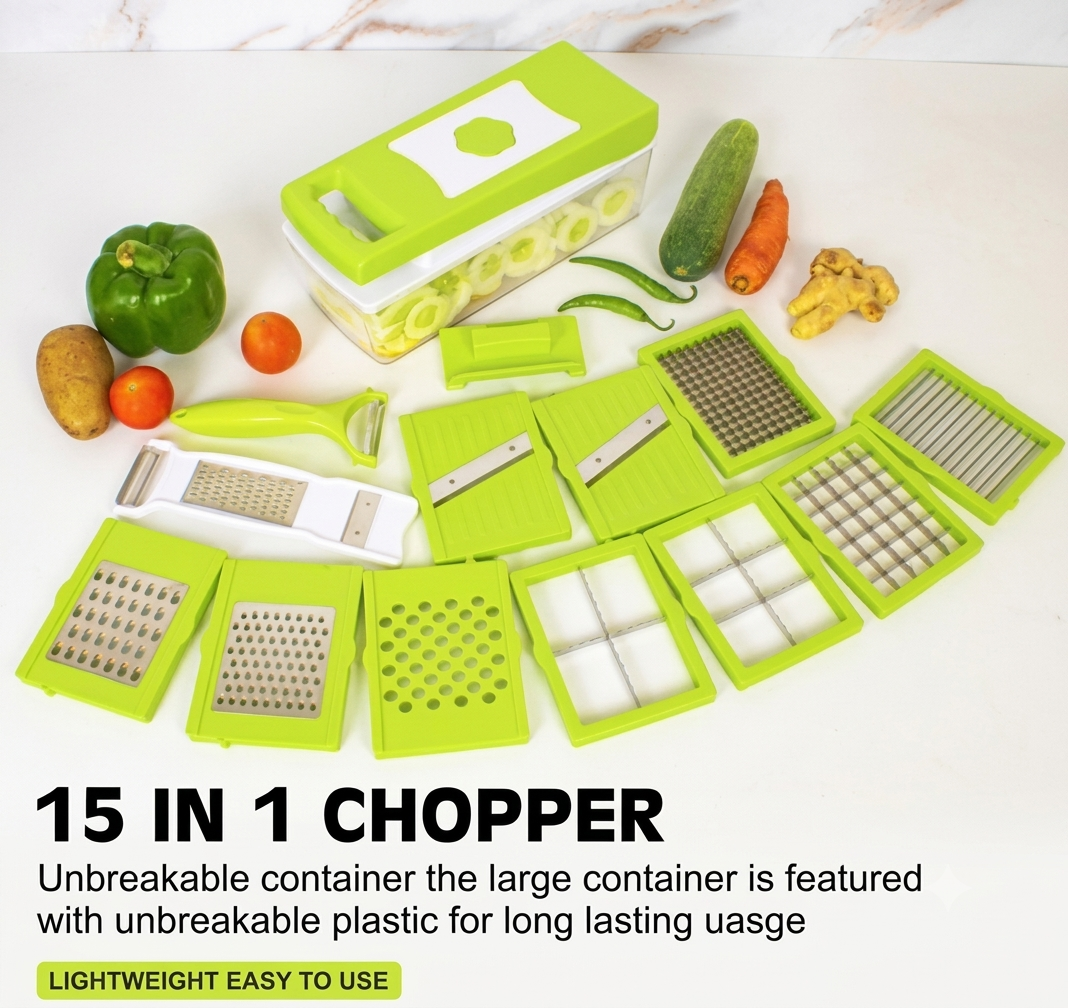 15 in 1 Vegetable Slicer Dicer  | Life Easy